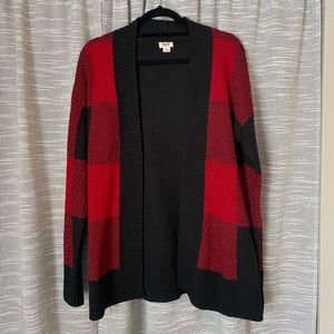 Plaid Cardigan